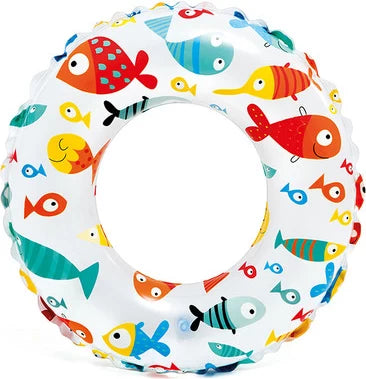 Intex Lively Print Inflatable Swim Rings 51cm
