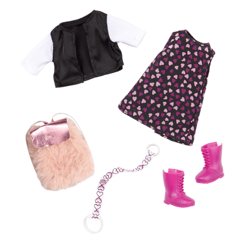 Lori Gia & Gunner Doll & Pet 15cm
