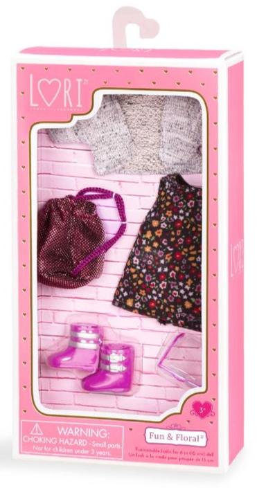 Lori Fun & Floral Outfit for 15cm Doll