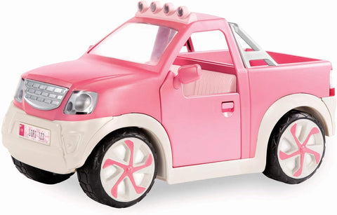 Lori Ride & Shine Pickup Truck Pink for 15cm Dolls