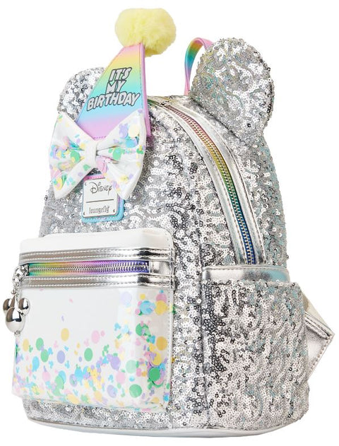 Loungefly Disney Mickey and Friends Birthday Celebration Mini Backpack