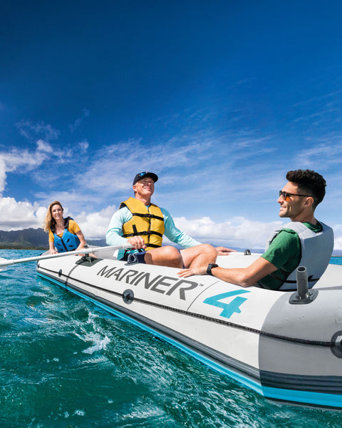 Intex Mariner 4 Inflatable Boat Set 4 Person 332x150x52cm