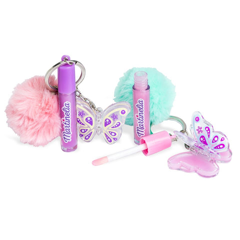 Martinelia World Butterfly Lip & Pom Pom Set Assorted