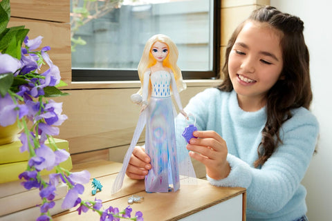 Disney Frozen Spin & Reveal Elsa Fashion Doll & Accessories With 11 Surprises