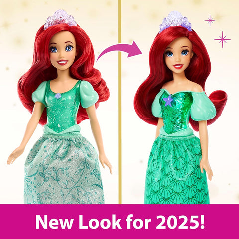 Disney Princess Ariel Doll With Sparkling Fashion & Accessories, Inspired By The Little Mermaid