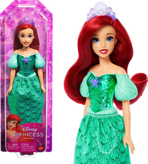 Disney Princess Ariel Doll With Sparkling Fashion & Accessories, Inspired By The Little Mermaid