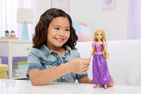 Disney Princess Rapunzel Doll With Sparkling Fashion & Accessories, Inspired By Disney Tangled Movie