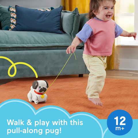 Fisher-Price FP Pets Walk-The-Pup Pug With Motion & Sounds