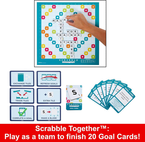 Mattel Games Classic Scrabble 2 Games in 1