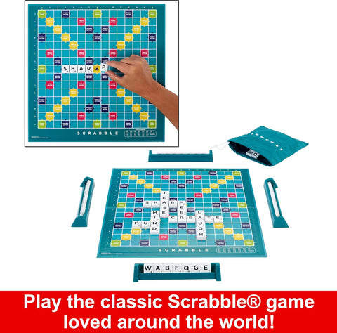 Mattel Games Classic Scrabble 2 Games in 1