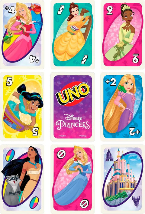 Mattel Games UNO Disney Princesses Matching Card Game