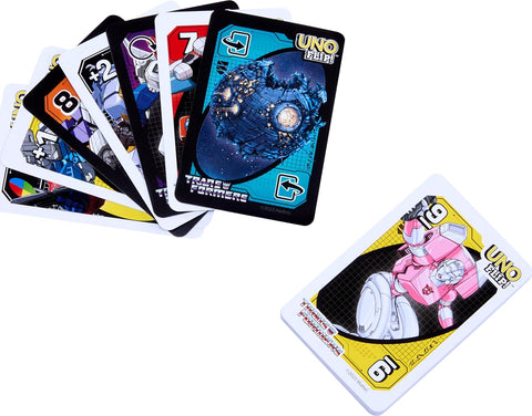 Mattel Games UNO Flip Transformers Card Game