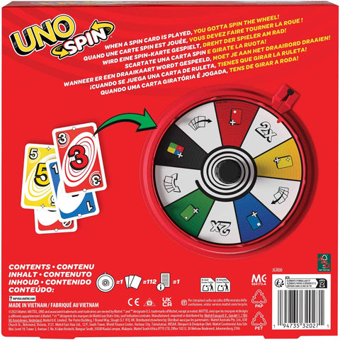 Mattel Games UNO Spin Card Game