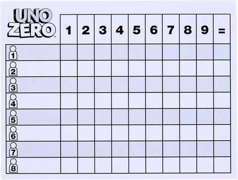 Mattel Games UNO Zero Card Game