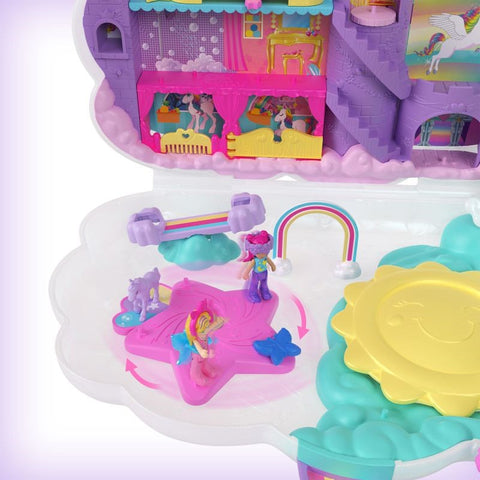 Polly Pocket 2 in 1 Beauty Salon Rainbow Unicorn