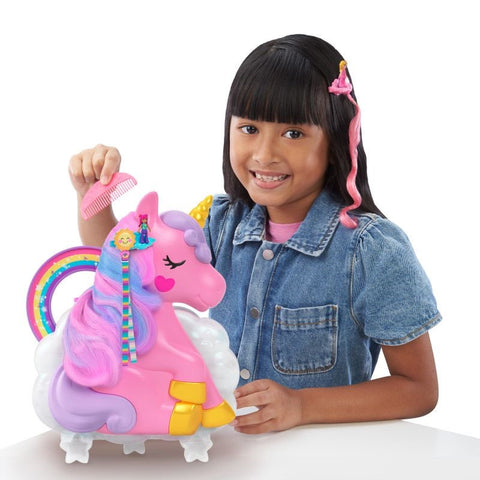 Polly Pocket 2 in 1 Beauty Salon Rainbow Unicorn
