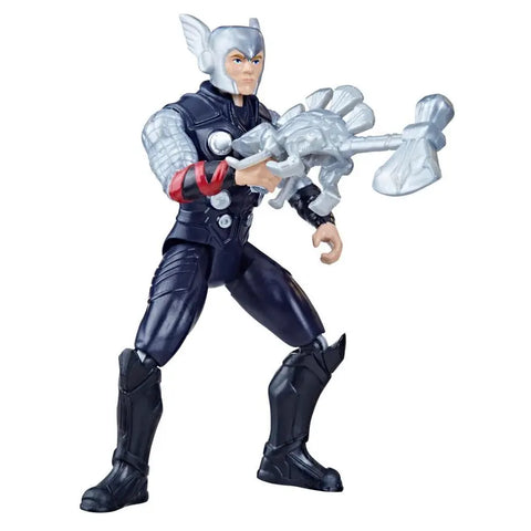 Hasbro Mech Strike Mechasaurs Thor Action Figure, with Weapon Accessory 4-inch