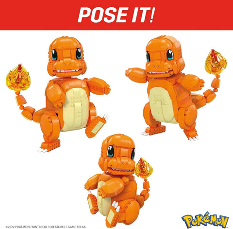 MEGA Pokémon Jumbo Charmander Building Set 750 Pieces