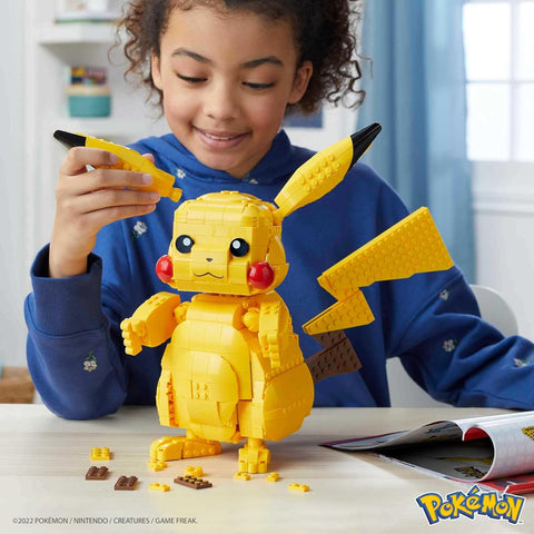 MEGA Pokémon Jumbo Pikachu Building Set 825 Pieces