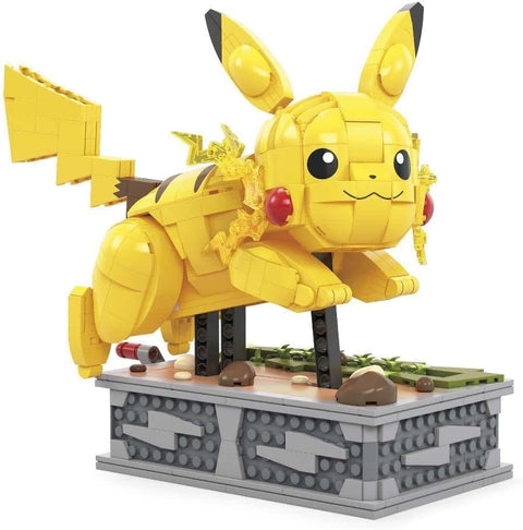 MEGA Pokémon Motion Pikachu Building Brick Set With Mechanized Motion 1095 Pieces