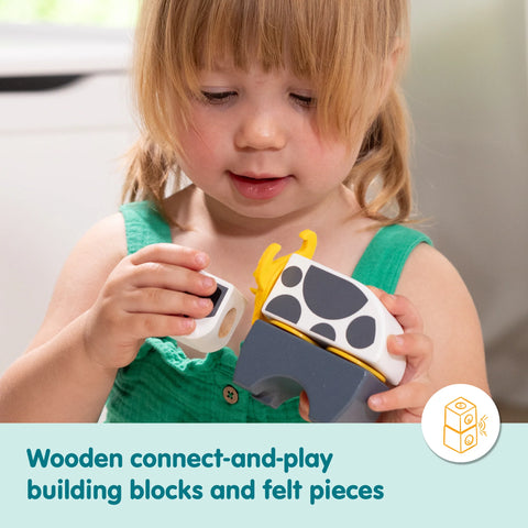 Melissa & Doug Blockables Farm Play Set
