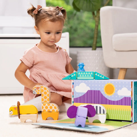 Melissa & Doug Blockables Safari Play Set