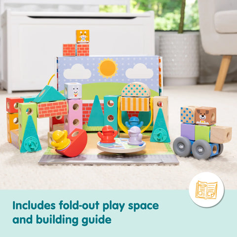 Melissa & Doug Blockables Town Play Set