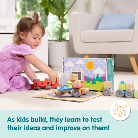 Melissa & Doug Blockables Vehicles Play Set