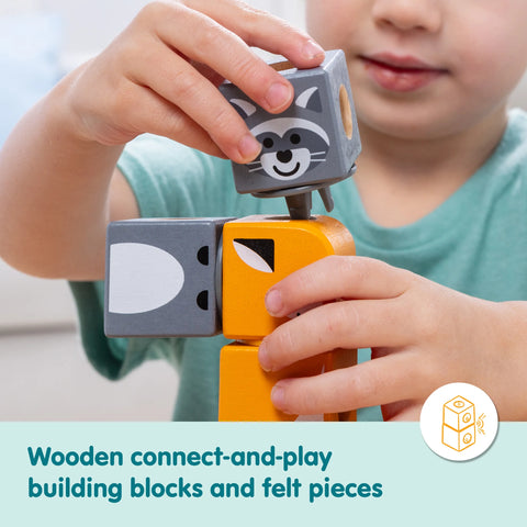 Melissa & Doug Blockables Woodland Friends Play Set