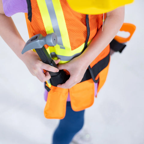 Melissa & Doug Construction Worker Costume Role Play Set