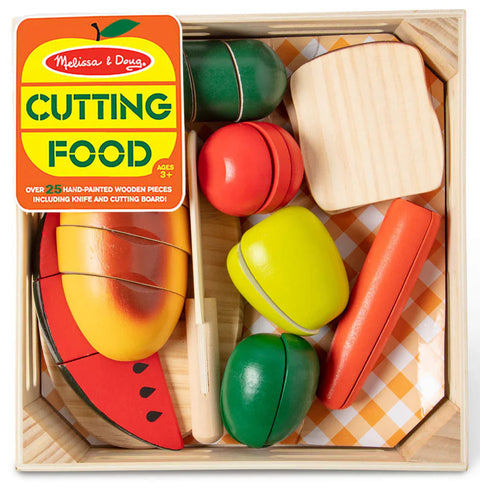 Melissa & Doug Cutting Food Wooden Play Food