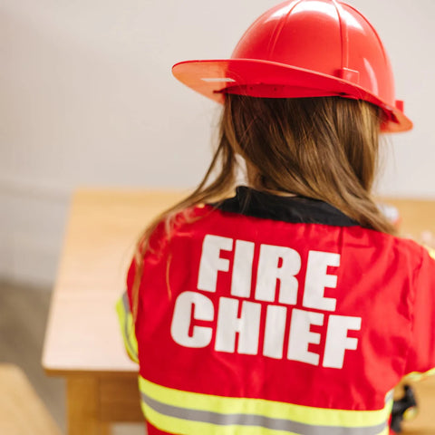 Melissa & Doug Fire Chief Role Play Costume Set