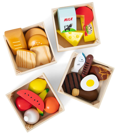 Melissa & Doug Groups Wooden Play Food