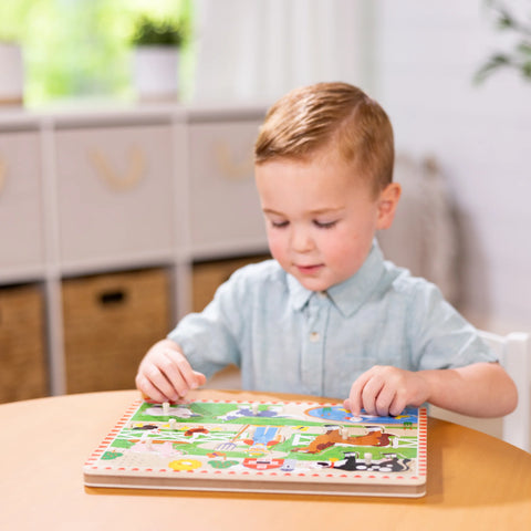 Melissa & Doug Old MacDonald's Farm Song Puzzle 8 Pieces