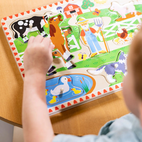 Melissa & Doug Old MacDonald's Farm Song Puzzle 8 Pieces