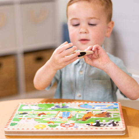 Melissa & Doug Old MacDonald's Farm Song Puzzle 8 Pieces