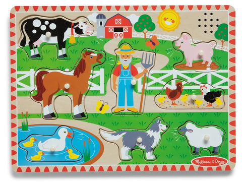 Melissa & Doug Old MacDonald's Farm Song Puzzle 8 Pieces