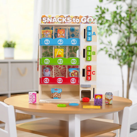 Melissa & Doug Sort, Stock, Select Wooden Vending Machine Play Set