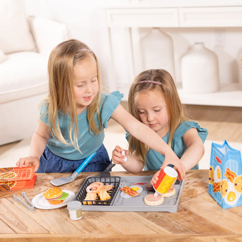 Melissa & Doug Water WOW! Flip & Fry Grill Play Set with Color Changing