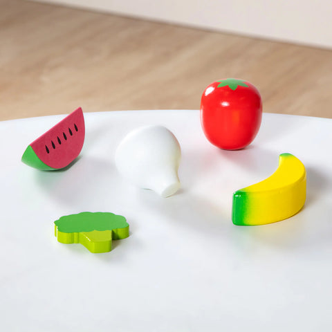 Melissa & Doug Wooden Food Groups Play Set Produce