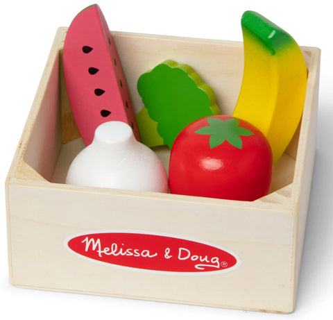 Melissa & Doug Wooden Food Groups Play Set Produce