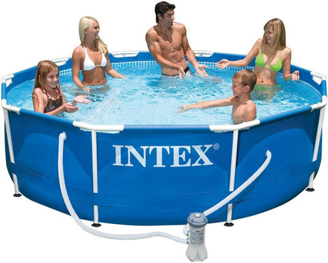Intex Metal Frame Above Ground Pool With Filter 305x76cm