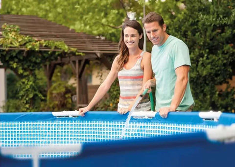 Intex Metal Frame Above Ground Pool With Filter Pump 366x76cm