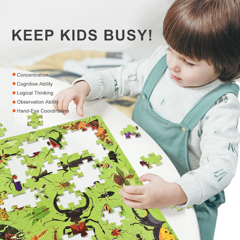 Mideer Let's Learn Insect World Puzzle 126 Pieces