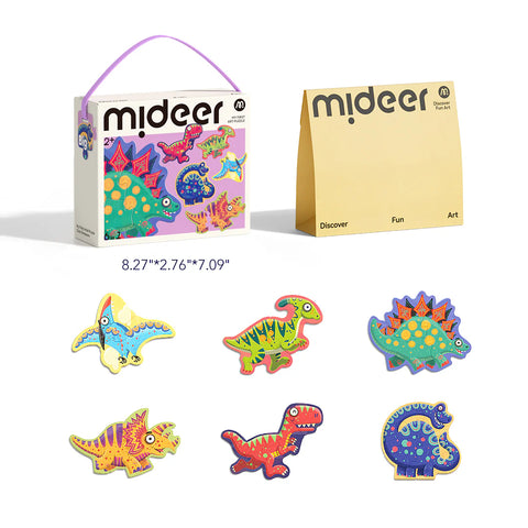 Mideer My First Artist Puzzle: Cute Dinosaurs