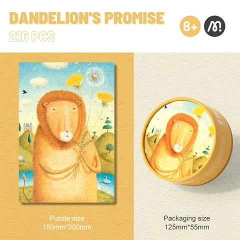 Mideer Pocket Series Puzzle Dandelion's Promise, 216 Pieces