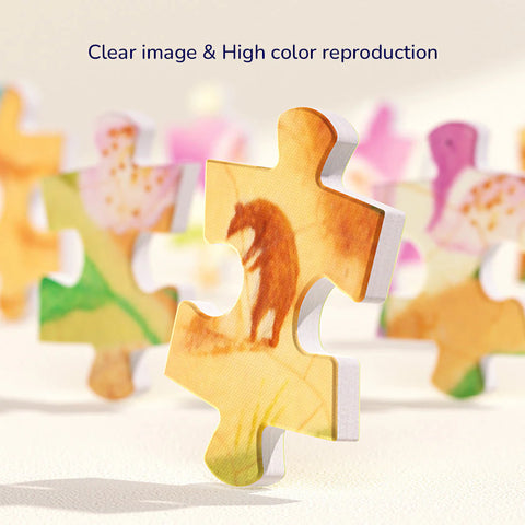 Mideer Pocket Series Puzzle Fish Also Like Flowers, 216 Pieces
