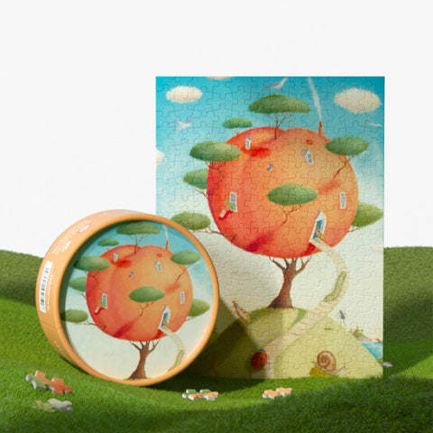 Mideer Pocket Series Puzzle Peach In Paradise, 216 Pieces