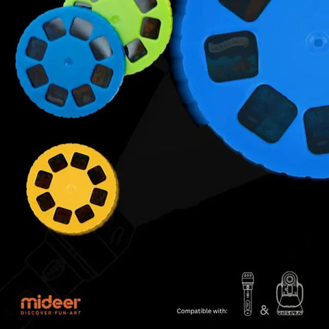 Mideer Projector Disc Set of 4 for Mideer Storybook Projector & Torch