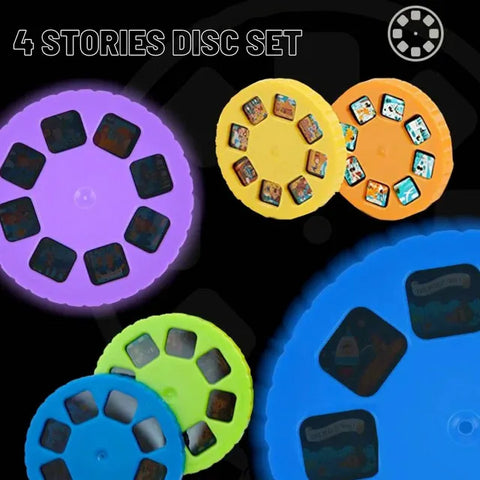 Mideer Projector Disc Set of 4 for Mideer Storybook Projector & Torch